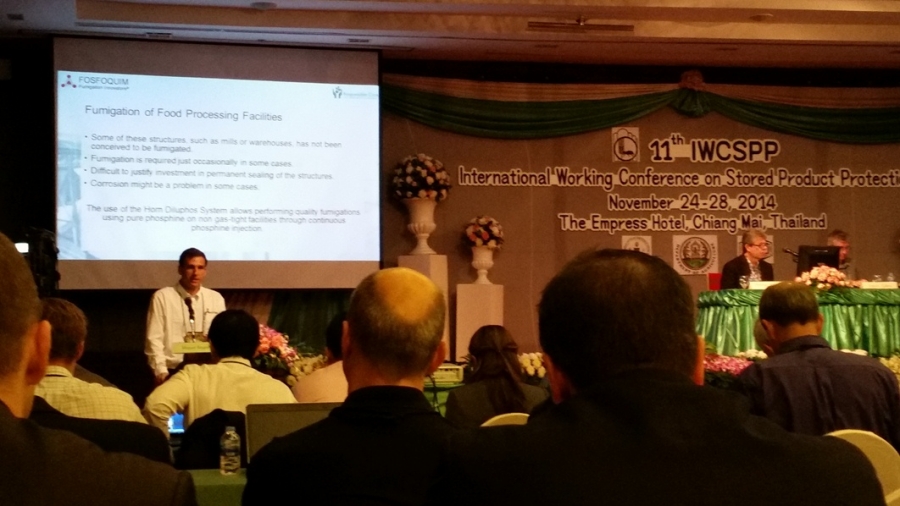 Fosfoquim expone en la 11° International Working Conference on Stored Product Protection